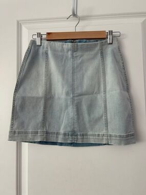wild fable Light Wash Denim Mini Skirt - Light Blue